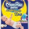 MamyPoko Pants All Night Absorb Baby Diapers, Large (L), 28 Count 9-14 kg