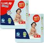 LuvLap Pant Style Baby Diapers, Large (L) Pack of 2, Buy 1 get 1