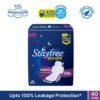 Stayfree Secure Nights Sanitary Pads with Cottony Soft Cover for Comfort - XXL - Pack of 40
