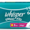 Whisper Maxi Fit 8pads L+ Wings