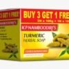 K P NAMBOODIRI'S Turmeric Herbal soap -(3 * 100g + 1*100g) Buy 3 Get 1 Free