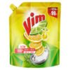 Vim Dishwash Liquid Gel With Lemon Fragrance- 500ml Pouch